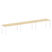 Metal System Quattro Р. ст. на 3 раб. места на П-образном м/к 50БП.СМ-3.4 Акация/Антрацит металл 4800*720*750 Metal System Quattro Р. ст. на 3 раб. места на П-образном м/к 50БП.СМ-3.4 Акация/Антрацит металл 4800*720*750