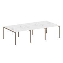 Metal System Quattro Р. ст. на 6 раб. места на П-образном м/к 40БП.СМ-6.1 Акация/Антрацит металл 3000*1475*750 Metal System Quattro Р. ст. на 6 раб. места на П-образном м/к 40БП.СМ-6.1 Акация/Антрацит металл 3000*1475*750