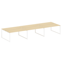 Metal System Quattro Р. ст. на 6 раб. места на О-образном м/к 40БО.СМ-6.4 Акация/Антрацит металл 4800*1475*750 Metal System Quattro Р. ст. на 6 раб. места на О-образном м/к 40БО.СМ-6.4 Акация/Антрацит металл 4800*1475*750