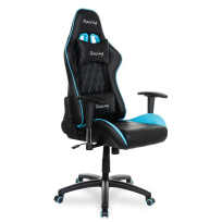 Геймерское кресло BX-3803/Blue кожа PU+сетка Черный/Синий / крестовина пластик Геймерское кресло BX-3803/Blue кожа PU+сетка Черный/Синий / крестовина пластик