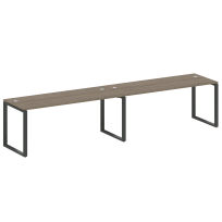 Metal System Р. ст. на 2 раб. места на О-образном м/к БО.СМ-2.5 Акация/Антрацит металл 3600*720*750 Metal System Р. ст. на 2 раб. места на О-образном м/к БО.СМ-2.5 Акация/Антрацит металл 3600*720*750