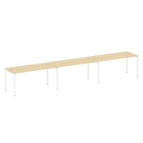 Metal System Quattro Р. ст. на 3 раб. места на П-образном м/к 40БП.СМ-3.4 Акация/Антрацит металл 4800*720*750 Metal System Quattro Р. ст. на 3 раб. места на П-образном м/к 40БП.СМ-3.4 Акация/Антрацит металл 4800*720*750