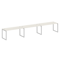 Metal System Quattro Р. ст. на 3 раб. места на О-образном м/к 40БО.СМ-3.4 Акация/Антрацит металл 4800*720*750 Metal System Quattro Р. ст. на 3 раб. места на О-образном м/к 40БО.СМ-3.4 Акация/Антрацит металл 4800*720*750