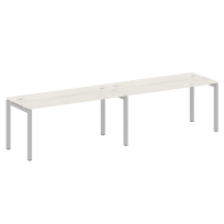 Metal System Quattro Р. ст. на 2 раб. места на П-образном м/к 50БП.СМ-2.4 Акация/Антрацит металл 3200*720*750 Metal System Quattro Р. ст. на 2 раб. места на П-образном м/к 50БП.СМ-2.4 Акация/Антрацит металл 3200*720*750