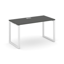 Стол офисный Style Project SN-6O.SP-013 / Дуб Табак – Металл Белый / 1380×700×750