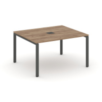 Стол для переговоров Style Project SN-6P.SPRG-034 Акация Лорка/Металл Черный 1580×1180×750