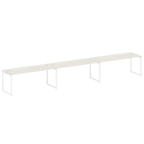Metal System Quattro Р. ст. на 3 раб. места на О-образном м/к 40БО.СМ-3.5 Акация/Антрацит металл 5400*720*750 Metal System Quattro Р. ст. на 3 раб. места на О-образном м/к 40БО.СМ-3.5 Акация/Антрацит металл 5400*720*750