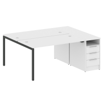 Metal System Quattro Р. ст. с тумбой на П-образном м/к 40БП.РС-СТП-2.3 Акация/Антрацит металл 1812*1475*750 Metal System Quattro Р. ст. с тумбой на П-образном м/к 40БП.РС-СТП-2.3 Акация/Антрацит металл 1812*1475*750