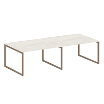 Metal System Quattro Перег. стол (2 столешницы) на О-образном м/к 40БО.ПРГ-2.3 Акация/Антрацит металл 2800*1235*750 Metal System Quattro Перег. стол (2 столешницы) на О-образном м/к 40БО.ПРГ-2.3 Акация/Антрацит металл 2800*1235*750