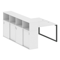 Metal System Quattro Р. ст. с шкафом-купе на О-образном м/к 40БО.РС-СШК-4.2 Т Акация/Антрацит металл 1610*2332*1098 Metal System Quattro Р. ст. с шкафом-купе на О-образном м/к 40БО.РС-СШК-4.2 Т Акация/Антрацит металл 1610*2332*1098