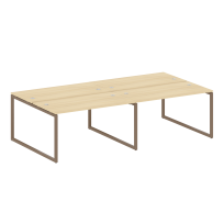 Metal System Quattro Р. ст. на 4 раб. места на О-образном м/к 40БО.СМ-4.3 Акация/Антрацит металл 2800*1475*750 Metal System Quattro Р. ст. на 4 раб. места на О-образном м/к 40БО.СМ-4.3 Акация/Антрацит металл 2800*1475*750