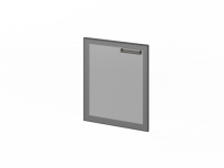 Дверь низкая стеклянная в профиле левая Festus FB-013L / Фурнитура ЧЕРНАЯ / Стекло серое / Черный Дверь низкая стеклянная в профиле левая Festus FB-013L / Фурнитура ЧЕРНАЯ / Стекло серое / Черный