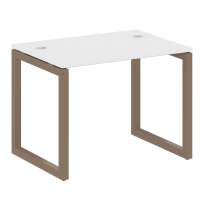 Metal System Quattro Стол офисный на О-образном м/к 50БО.СП-1 Вяз/Мокко металл 1000×720×750 Metal System Quattro Стол офисный на О-образном м/к 50БО.СП-1 Вяз/Мокко металл 1000×720×750