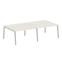 Metal System Р.ст. на 4 раб. места на А-образном м/к БА.СМ-4.3 Белый/Мокко металл 2800*1475*750 Metal System Р.ст. на 4 раб. места на А-образном м/к БА.СМ-4.3 Белый/Мокко металл 2800*1475*750