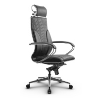 Кресло для руководителя Метта L 2c 44B/K_17839_Кожа перфорированная NewLeather - Черный_Кожа перфорированная NewLeather - Черный Кресло для руководителя Метта L 2c 44B/K_17839_Кожа перфорированная NewLeather - Черный_Кожа перфорированная NewLeather - Черный