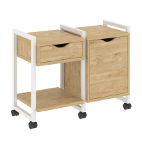 Loft Тумба на колесных опорах наборная. Вариант №3 VR.L-TN-3.K Тиквуд тёмный/Чёрный металл 970×460×767 Loft Тумба на колесных опорах наборная. Вариант №3 VR.L-TN-3.K Тиквуд тёмный/Чёрный металл 970×460×767