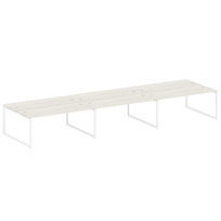 Metal System Р. ст. на 6 раб. места на О-образном м/к БО.СМ-6.5 Акация/Антрацит металл 5400*1475*750 Metal System Р. ст. на 6 раб. места на О-образном м/к БО.СМ-6.5 Акация/Антрацит металл 5400*1475*750