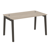 Onix Wood Direct Стол руководителя OW.SRR-3.8 Белый бриллиант/Дуб светлый/Белый металл 1380*800*750 Onix Wood Direct Стол руководителя OW.SRR-3.8 Белый бриллиант/Дуб светлый/Белый металл 1380*800*750
