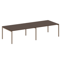 Metal System Quattro Перег. стол (2 столешницы) на П-образном м/к 40БП.ПРГ-2.4 Акация/Антрацит металл 3200*1235*750 Metal System Quattro Перег. стол (2 столешницы) на П-образном м/к 40БП.ПРГ-2.4 Акация/Антрацит металл 3200*1235*750