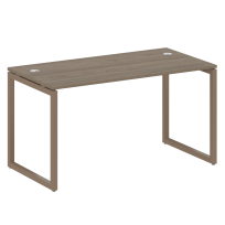 Metal System Quattro Стол офисный на О-образном м/к 40БО.СП-3 Вяз/Мокко металл 1400×720×750 Metal System Quattro Стол офисный на О-образном м/к 40БО.СП-3 Вяз/Мокко металл 1400×720×750