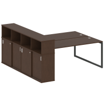 Metal System Quattro Р. ст. с шкафом-купе на О-образном м/к 40БО.РС-СШК-4.5 Т Акация/Антрацит металл 2210*2332*1098 Metal System Quattro Р. ст. с шкафом-купе на О-образном м/к 40БО.РС-СШК-4.5 Т Акация/Антрацит металл 2210*2332*1098