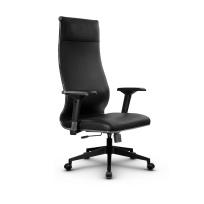 Кресло для руководителя Метта L 1c 42/4D_17832 Кожа перфорированная NewLeather – Черный Кресло для руководителя Метта L 1c 42/4D_17832 Кожа перфорированная NewLeather – Черный