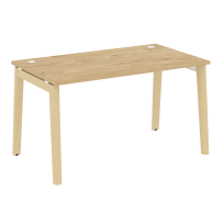Onix Wood Стол офисный OW.SP-3.8 Дуб мали/Дуб светлый/Белый металл 1380×800×750 Onix Wood Стол офисный OW.SP-3.8 Дуб мали/Дуб светлый/Белый металл 1380×800×750