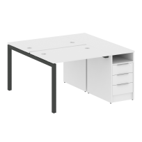 Metal System Quattro Р. ст. с тумбой на П-образном м/к 50БП.РС-СТП-2.1 Акация/Антрацит металл 1412*1475*750 Metal System Quattro Р. ст. с тумбой на П-образном м/к 50БП.РС-СТП-2.1 Акация/Антрацит металл 1412*1475*750