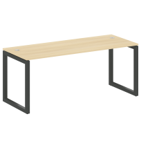 Metal System Quattro Стол офисный на О-образном м/к 50БО.СП-5 Вяз/Мокко металл 1800×720×750 Metal System Quattro Стол офисный на О-образном м/к 50БО.СП-5 Вяз/Мокко металл 1800×720×750