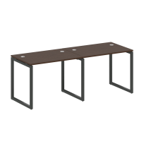 Metal System Quattro Р. ст. на 2 раб. места на О-образном м/к 40БО.СМ-2.1 Акация/Антрацит металл 2000*720*750 Metal System Quattro Р. ст. на 2 раб. места на О-образном м/к 40БО.СМ-2.1 Акация/Антрацит металл 2000*720*750