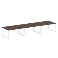 Metal System Перег. стол (3 столешницы) на О-оразном м/к БО.ПРГ-3.4 Акация/Антрацит металл 4800*1235*750 Metal System Перег. стол (3 столешницы) на О-оразном м/к БО.ПРГ-3.4 Акация/Антрацит металл 4800*1235*750