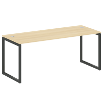 Metal System Quattro Стол офисный на О-образном м/к 40БО.СП-5 Вяз/Мокко металл 1800×720×750 Metal System Quattro Стол офисный на О-образном м/к 40БО.СП-5 Вяз/Мокко металл 1800×720×750