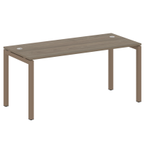 Metal System Quattro Стол офисный на П-образном м/к 50БП.СП-4 Вяз/Мокко металл 1600×720×750 Metal System Quattro Стол офисный на П-образном м/к 50БП.СП-4 Вяз/Мокко металл 1600×720×750