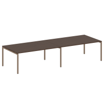 Metal System Quattro Перег. стол (2 столешницы) на П-образном м/к 40БП.ПРГ-2.5 Акация/Антрацит металл 3600*1235*750 Metal System Quattro Перег. стол (2 столешницы) на П-образном м/к 40БП.ПРГ-2.5 Акация/Антрацит металл 3600*1235*750