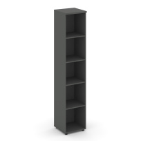 Стеллаж высокий узкий Style Project / SN.STU.E-100 Белый – Тиквуд Светлый / 400×400×1982 Стеллаж высокий узкий Style Project / SN.STU.E-100 Белый – Тиквуд Светлый / 400×400×1982