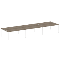 Metal System Quattro Р. ст. на 6 раб. места на П-образном м/к 40БП.СМ-6.5 Акация/Антрацит металл 5400*1475*750 Metal System Quattro Р. ст. на 6 раб. места на П-образном м/к 40БП.СМ-6.5 Акация/Антрацит металл 5400*1475*750