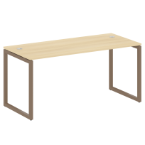 Metal System Quattro Стол офисный на О-образном м/к 40БО.СП-4 Вяз/Мокко металл 1600×720×750 Metal System Quattro Стол офисный на О-образном м/к 40БО.СП-4 Вяз/Мокко металл 1600×720×750