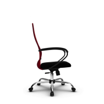 Кресло офисное Metta  SU-CP-8 (SU-СК130-8) CH / Красный – Красный