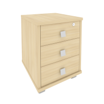 Style Тумба подкатная 3 ящ. с фолдингом Л.ТМ-3F Дуб наварра 420×450×563