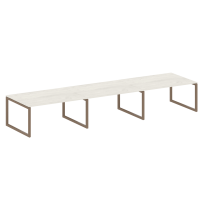 Metal System Quattro Перег. стол (3 столешницы) на О-оразном м/к 50БО.ПРГ-3.4 Акация/Антрацит металл 4800*1235*750 Metal System Quattro Перег. стол (3 столешницы) на О-оразном м/к 50БО.ПРГ-3.4 Акация/Антрацит металл 4800*1235*750