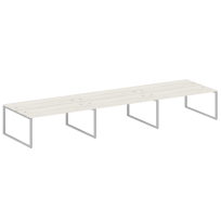Metal System Р. ст. на 6 раб. места на О-образном м/к БО.СМ-6.5 Акация/Антрацит металл 5400*1475*750 Metal System Р. ст. на 6 раб. места на О-образном м/к БО.СМ-6.5 Акация/Антрацит металл 5400*1475*750