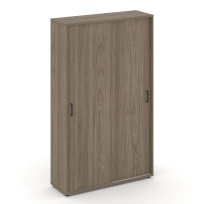 Шкаф-купе комбинированный Style Project SN.SHK-002 / Акация Лорка – Белый – Черные ручки / 1200×400×1982 Шкаф-купе комбинированный Style Project SN.SHK-002 / Акация Лорка – Белый – Черные ручки / 1200×400×1982