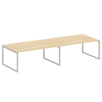 Metal System Quattro Перег. стол (2 столешницы) на О-образном м/к 40БО.ПРГ-2.5 Акация/Антрацит металл 3600*1235*750 Metal System Quattro Перег. стол (2 столешницы) на О-образном м/к 40БО.ПРГ-2.5 Акация/Антрацит металл 3600*1235*750