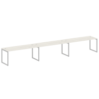 Metal System Quattro Р. ст. на 3 раб. места на О-образном м/к 40БО.СМ-3.5 Акация/Антрацит металл 5400*720*750 Metal System Quattro Р. ст. на 3 раб. места на О-образном м/к 40БО.СМ-3.5 Акация/Антрацит металл 5400*720*750