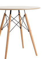 Стол Eames DSW NEW D80 стеклянный Стол Eames DSW NEW D80 стеклянный