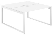 Стол-бенч с лючком Allegro / 1200×1238×750 / Профиль О-образный: 70×20 Белый / Столешница: Белый / AG.131.WH.L.72.WH Стол-бенч с лючком Allegro / 1200×1238×750 / Профиль О-образный: 70×20 Белый / Столешница: Белый / AG.131.WH.L.72.WH
