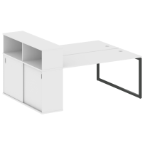Metal System Quattro Р. ст. с шкафом-купе на О-образном м/к 40БО.РС-СШК-2.4 Т Акация/Антрацит металл 2010*1475*1098 Metal System Quattro Р. ст. с шкафом-купе на О-образном м/к 40БО.РС-СШК-2.4 Т Акация/Антрацит металл 2010*1475*1098
