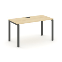 Стол офисный Style Project SN-6P.SP-011 / Дуб Табак – Металл Антрацит / 980×700×750