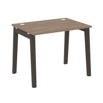 Onix Wood Стол офисный OW.SP-1.7 Дуб мали/Дуб светлый/Белый металл 980×720×750 Onix Wood Стол офисный OW.SP-1.7 Дуб мали/Дуб светлый/Белый металл 980×720×750