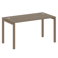 Metal System Quattro Стол офисный на П-образном м/к 50БП.СП-3 Вяз/Мокко металл 1400×720×750 Metal System Quattro Стол офисный на П-образном м/к 50БП.СП-3 Вяз/Мокко металл 1400×720×750